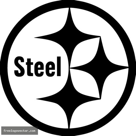 Free Pittsburgh Steelers Logo Black And White, Download Free Pittsburgh ...