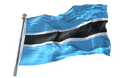 Botswana Flag PNG 12375679 PNG