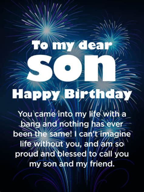 Pin by Merane Todd on Christmas | Birthday messages for son, Birthday ...