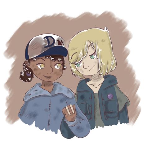 The walking dead - Violet x Clementine by maiitan on DeviantArt