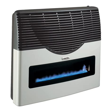 Martin Direct Vent Glass Propane Wall Heater with Thermostat, 20,000 ...