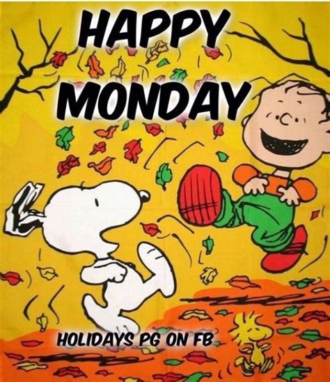 Happy Monday | Fall wallpaper, Iphone wallpaper fall, Snoopy