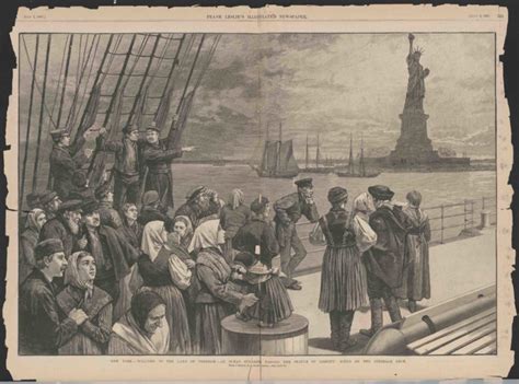 "Welcome to the land of freedom" - Immigrants first see the Statue of ...