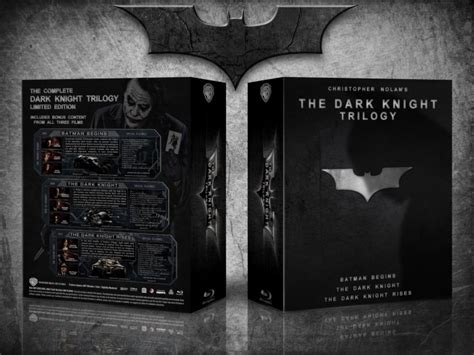 The Dark Knight Trilogy Movies Box Art Cover by saeid