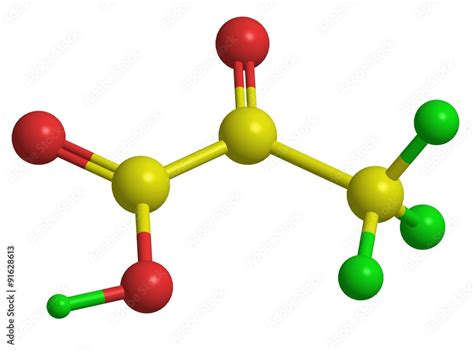 Molecular structure of pyruvic acid (pyruvate) Stock Illustration ...