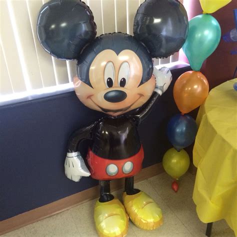 Giant Mickey Mouse balloon! Yay! | Mickey mouse balloons, Mickey mouse ...