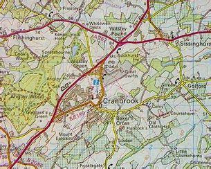 Cranbrook Kent Map | GOOGLESAND