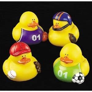 Sports Players Rubber Duckies - 12 Ducks - Party Favors and Giveaways ...