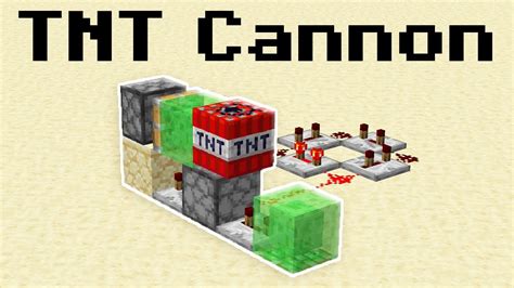 How to Build A *EASY* Slime Block TNT Cannon in Minecraft! (Automatic ...