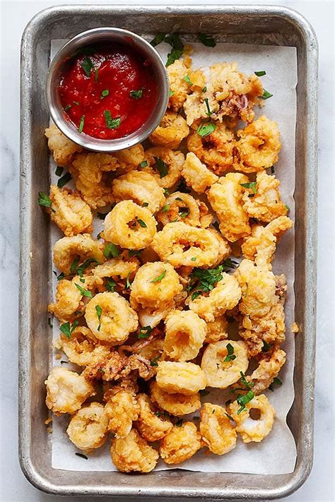 Fried Calamari (Extra Crispy with Dipping Sauce!) - Rasa Malaysia