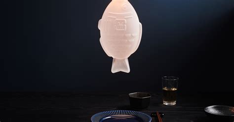 Soy sauce bottle light lamp Japan Heliograph art design Japanese food ...