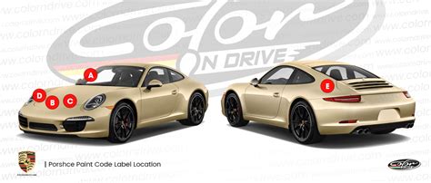 How Can I Find My Porsche Color Code? – The Touch Up Paint