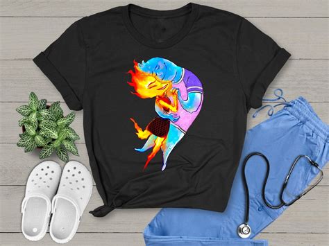 Disney Elemental Ember and Wade Shirt, Elemental Chemical Reaction ...