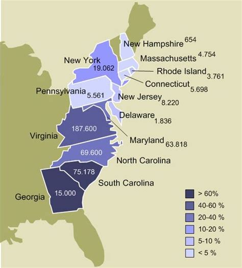 Slavery in the 13 colonies - Slavery in the colonial United States ...