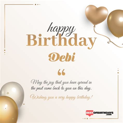 [ Debi ] Happy birthday Free online wishes Card - Best Of Birthday