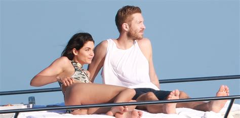 Calvin Harris & On-Again Girlfriend Aarika Wolf Soak Up the Sun in ...