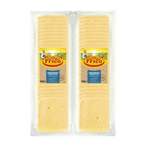 Frico Maasdam Cheese Slices | Sutcliffe Meats | Sliced Cheese