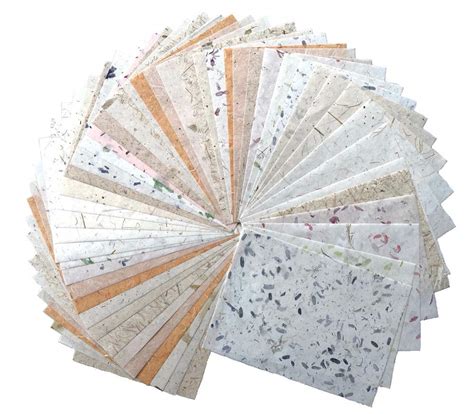 Buy 50 Sheets A4 Thin Mulberry Paper Sheets Art Tissue Washi Paper ...