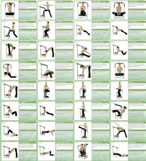 Printable Vibration Plate Exercise Chart - Printable Word Searches