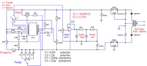 Function Generator - Test Gears Circuits Schematics - Electronics ...