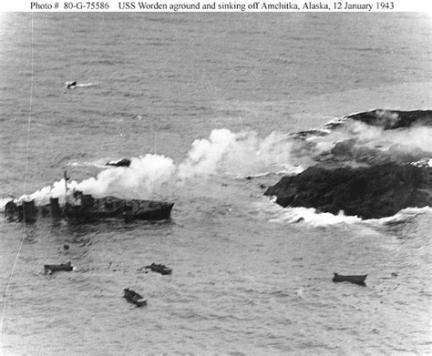 Amchitka, Aleutian Islands, Alaska, on 12 January 1943.