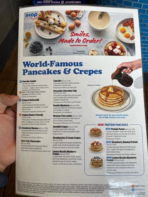 Online Menu of IHOP Restaurant, Lilburn, Georgia, 30047 - Zmenu