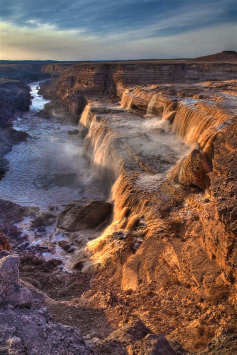 Grand Falls last light | Grand Falls is a natural waterfall … | Flickr