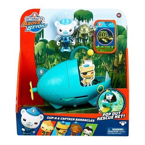 Buy Octonauts Above & Beyond, Deluxe Toy Vehicle & Figure, Captain ...