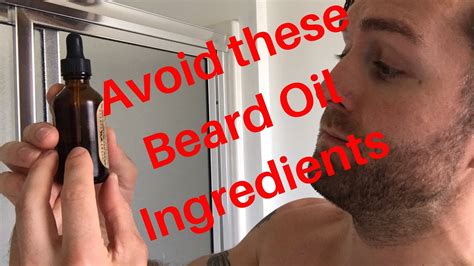 Avoid these Two Beard Oil Ingredients ! - YouTube