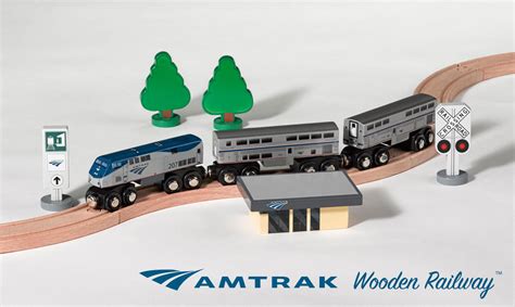 Amtrak Wooden Train Set - AeroPro Promotions