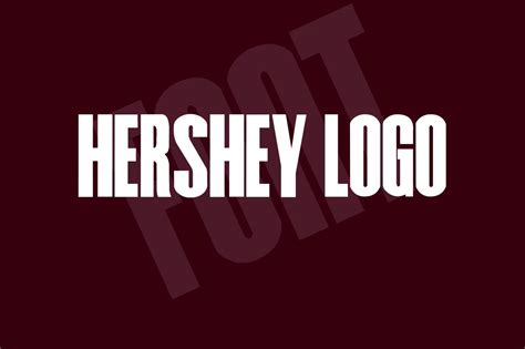 Hershey Logo Font Free Download