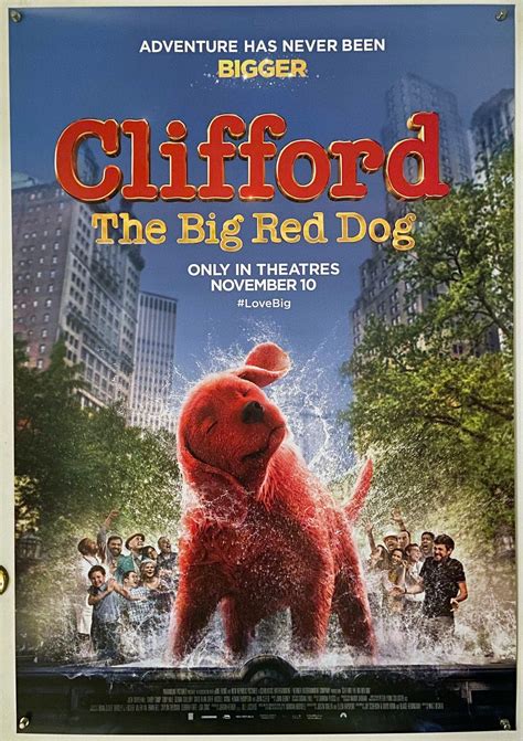 CLIFFORD THE BIG Red Dog 2021 Original Single Sided Movie - Etsy UK