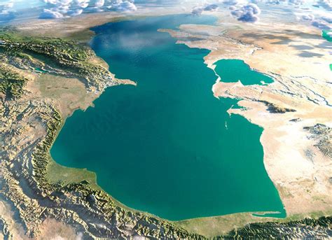 The Caspian Sea, is the world’s largest landlocked saltwater lake by ...