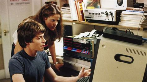 In the movie "wargames" 1983 first scene in which david makes fun of ...