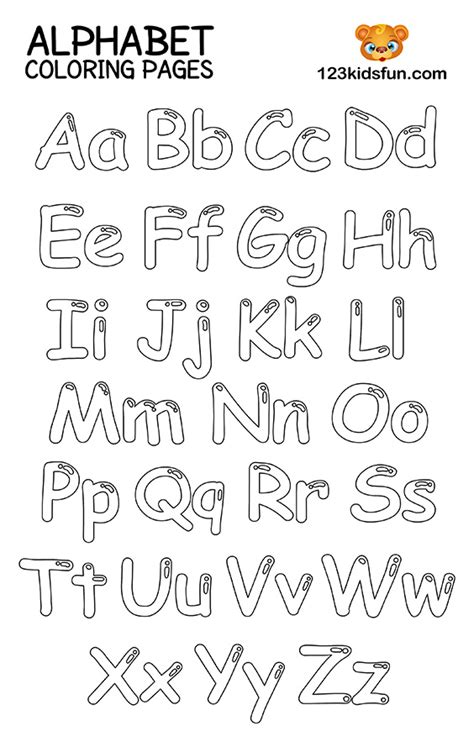 Free Alphabet Coloring Pages For Toddlers