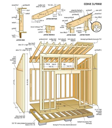 Easy storage shed plans | Easy DIY Garden Shed Plans ~ 1000+ Best Shed ...