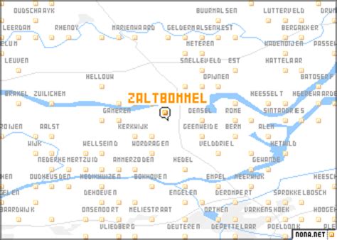 Zaltbommel (Netherlands) map - nona.net