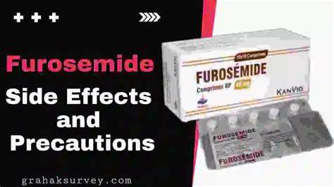 Furosemide Side Effects and Precautions | Side Effects of Furosemide ...