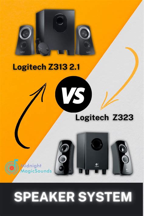 Logitech Z323 vs. Logitech Z313 2.1 Multimedia Speaker System: A ...