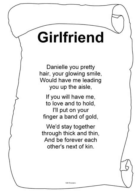 Cute Poems For Your Girlfriend