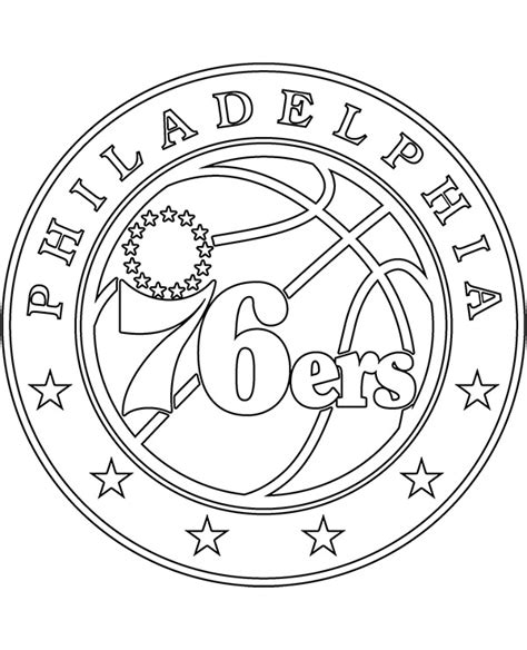 Nba Team Logo Coloring Pages