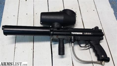 ARMSLIST - For Sale: Tippmann A5 wtih E grip and Flatline barrel