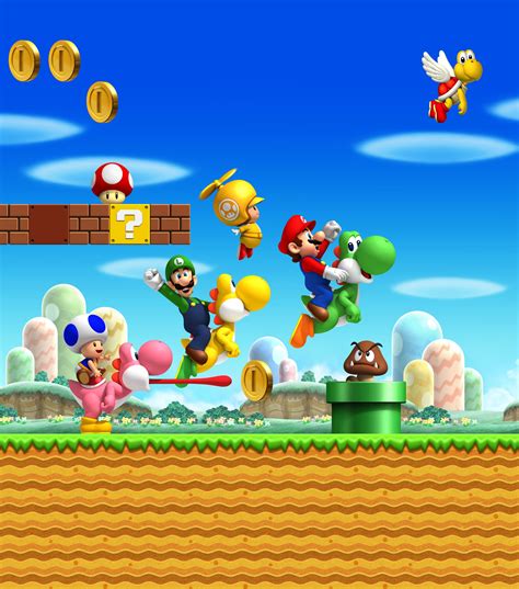 New Super Mario Bros. Wii Background