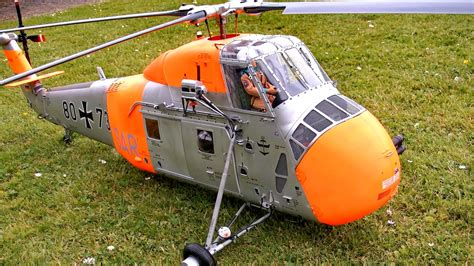 SIKORSKY S-58 H-34 BIG SCALE RC ELECTRIC MODEL HELICOPTER / RC Airshow ...