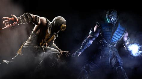 MKX Scorpion VS Sub-Zero by GingerJMEZ on DeviantArt