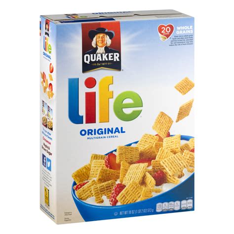 Quaker Life Original Cereal 18oz Box | Garden Grocer