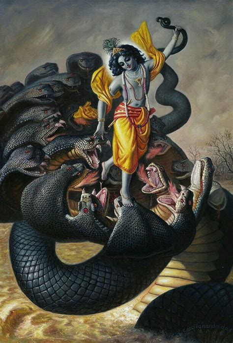 Krishna Dance on the Snake