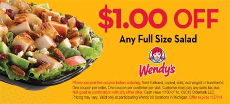 Wendy's Printable Coupons, Promo Codes, Deals 2018 - CouponShy