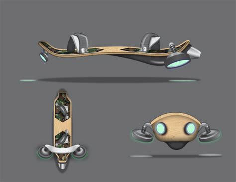 Hoverboard Concept by Jeremy Higgins at Coroflot.com