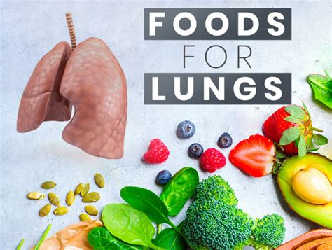 Lungs Foods Healthy Good